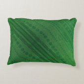 承諾 | 緑の折衷的ボホパターン アクセントクッション (裏面)