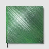 承諾 | 緑の折衷的ボホパターン ゲストブック (正面)