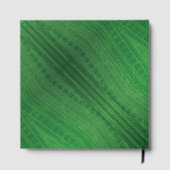 承諾 | 緑の折衷的ボホパターン ゲストブック (裏面)