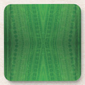 承諾 | 緑の折衷的ボホパターン コースター (正面)