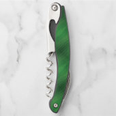 承諾 | 緑の折衷的ボホパターン ソムリエナイフ (正面)