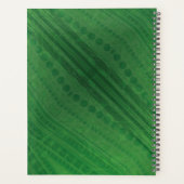 承諾 | 緑の折衷的ボホパターン プランナー手帳 (裏面)