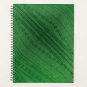 承諾 | 緑の折衷的ボホパターン プランナー手帳 (正面)