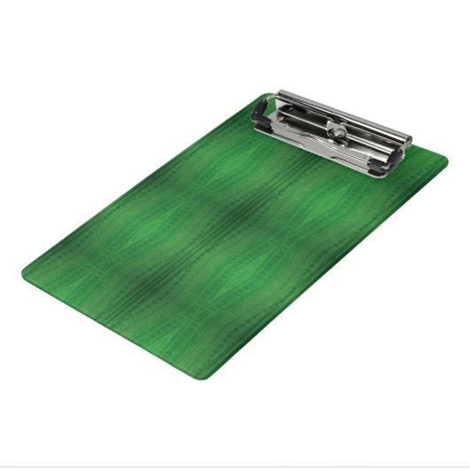 承諾 | 緑の折衷的ボホパターン ミニクリップボード (アングル3)