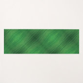 承諾 | 緑の折衷的ボホパターン ヨガマット (正面(横))