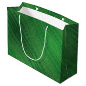 承諾 | 緑の折衷的ボホパターン ラージペーパーバッグ (裏面アングル)