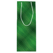 承諾 | 緑の折衷的ボホパターン ワインギフトバッグ (正面)