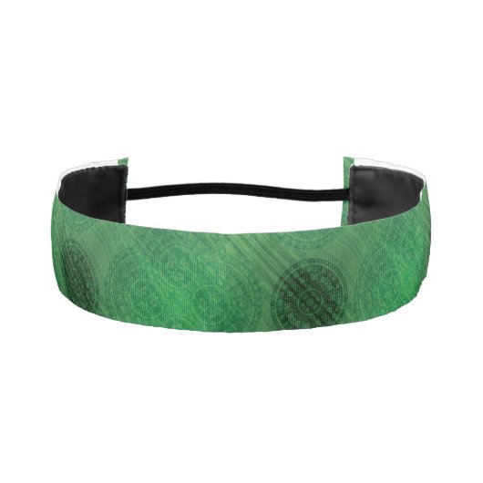 承諾 | 緑の瞑想メダリオン アスレチックヘッドバンド (正面)