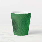 承諾 | 緑の瞑想メダリオン カフェラテマグ (正面)