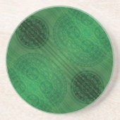 承諾 | 緑の瞑想メダリオン コースター (正面)