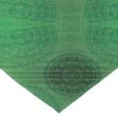 承諾 | 緑の瞑想メダリオン ロングテーブルランナー (コーナー)