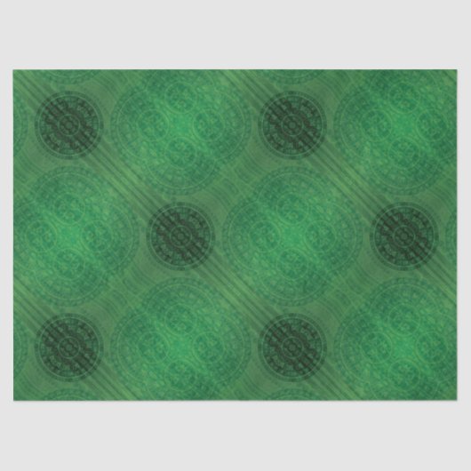 承諾 | 緑の瞑想メダリオン 薄葉紙 (正面)