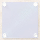 承諾 | 藍染め絞り ガラスコースター (裏面)