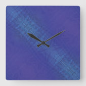 承諾 | 藍染め絞り スクエア壁時計 (正面)