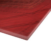 承諾 | 赤い折衷的ボホパターン カッティングボード (角)