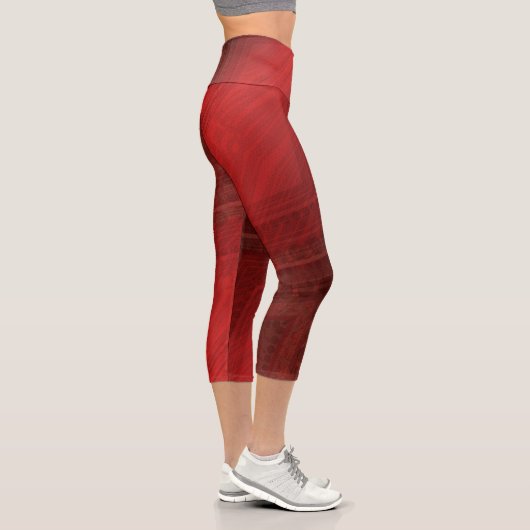 承諾 | 赤い折衷的ボホパターン カプリレギンス (右)