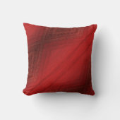 承諾 | 赤い折衷的ボホパターン クッション (正面)