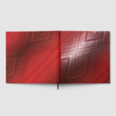 承諾 | 赤い折衷的ボホパターン ゲストブック (全面)