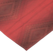 承諾 | 赤い折衷的ボホパターン テーブルクロス (アングル)