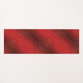 承諾 | 赤い折衷的ボホパターン ヨガマット (正面(横))