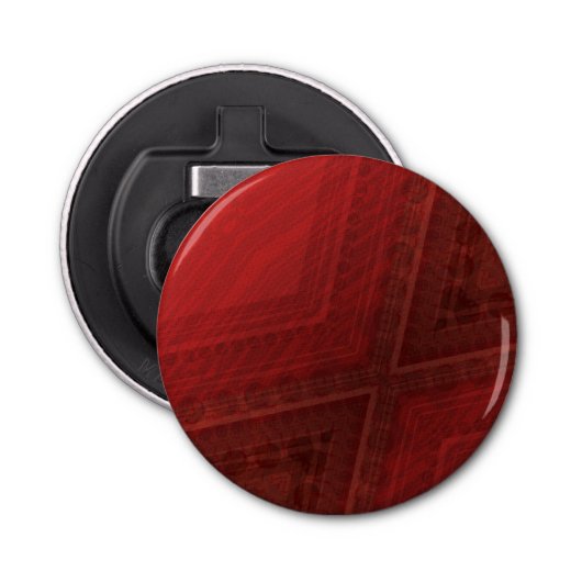 承諾 | 赤い折衷的ボホパターン 栓抜き (正面)