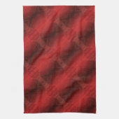 承諾 | 赤い瞑想メダリオン キッチンタオル (縦)