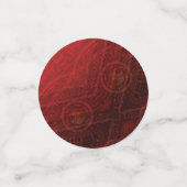 承諾 | 赤い瞑想メダリオン コンフェッティ (スモール正面)