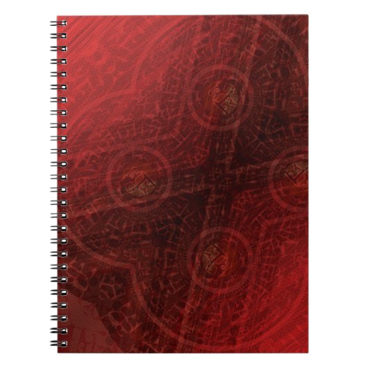 承諾 | 赤い瞑想メダリオン ノートブック (正面)