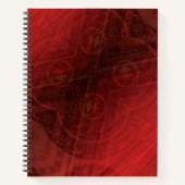 承諾 | 赤い瞑想メダリオン ノートブック (正面)