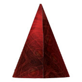 承諾 | 赤い瞑想メダリオン パーティーハット (裏面)