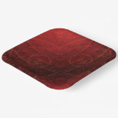 承諾 | 赤い瞑想メダリオン ペーパープレート (傾斜あり)