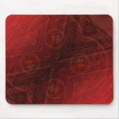 承諾 | 赤い瞑想メダリオン マウスパッド (正面)