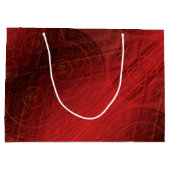 承諾 | 赤い瞑想メダリオン ラージペーパーバッグ (裏面)