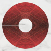 承諾 | 赤い瞑想メダリオン ワイングラスタグ (裏面)