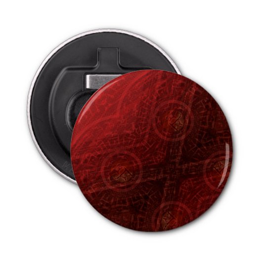 承諾 | 赤い瞑想メダリオン 栓抜き (正面)