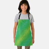 承諾 | 黄緑青絞り エプロン (インサイチュ)