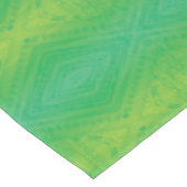 承諾 | 黄緑青絞り テーブルクロス (アングル)