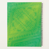 承諾 | 黄緑青絞り プランナー手帳 (裏面)