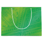 承諾 | 黄緑青絞り ラージペーパーバッグ (正面)