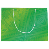 承諾 | 黄緑青絞り ラージペーパーバッグ (裏面)