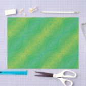 承諾 | 黄緑青絞り 薄葉紙 (クラフト)