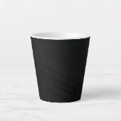 承諾 | Dark Bohoテクスチャ カフェラテマグ (正面)