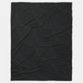 承諾 | Dark Bohoテクスチャ フリースブランケット (正面)