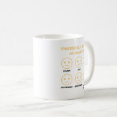 技おもしろい術者の感情的範囲 コーヒーマグカップ (正面右)