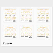 技おもしろい術者の感情的範囲 スクエアシール (シート)