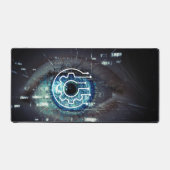 技モダン術パターン デスクマット (正面)