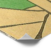 技日本の術 – 刀を持つ侍 ポスター (角)