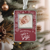 技木に昇格 |ベビー写真おばあちゃん シルバープレートフレームオーナメント