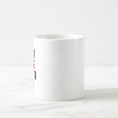 技生まれ術を強いられる コーヒーマグカップ (中央)