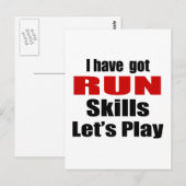 技能走デザイン ポストカード (正面/裏面)